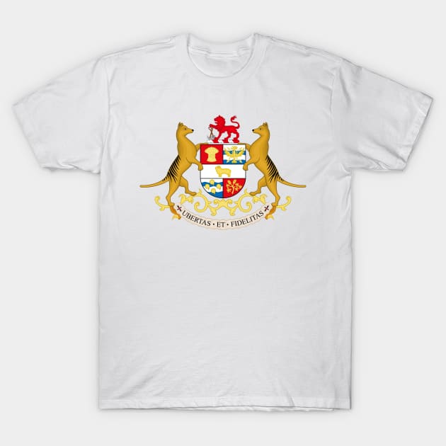Tasmanian Coat of Arms T-Shirt by Rosettemusicandguitar